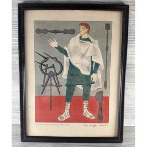 Vtg. Physician Of Rome During The Empire by Warja Honegger-Lavater II Art Print